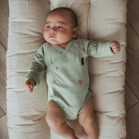 Wrap Over Long Sleeve Bodysuit