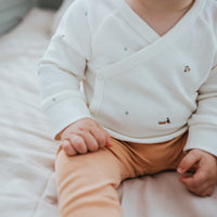 Wrap Over Long Sleeve Bodysuit