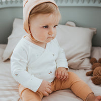 Wrap Over Long Sleeve Bodysuit