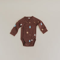 Wrap Over Long Sleeve Bodysuit