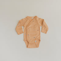 Wrap Over Long Sleeve Bodysuit